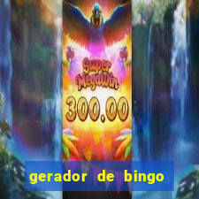 gerador de bingo cha de bebe